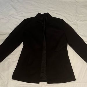 Stand Up Notch Collar Wool Blend Peacoat XXL